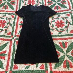 Velvet mini dress